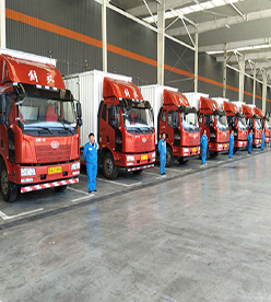 常州到泸州物流公司车辆展示